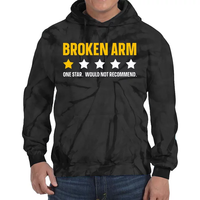 Broken Arm Design For Get Well Broken Arm Tie Dye Hoodie