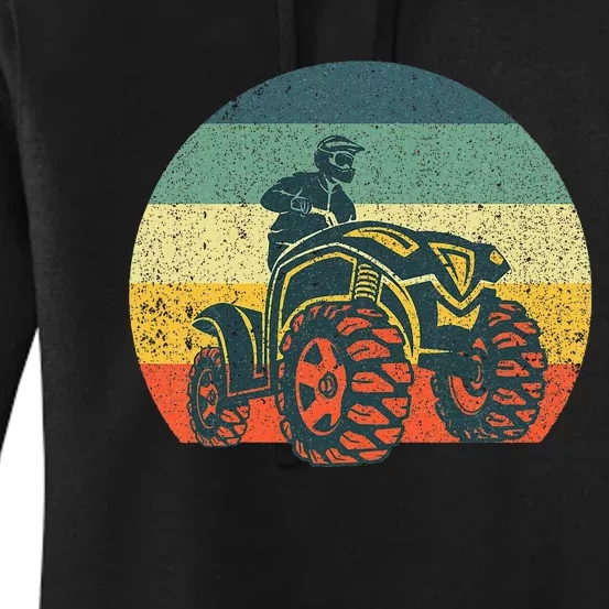 Best Atv Design 4 Wheeler Atv Quad Racing Women's Pullover Hoodie