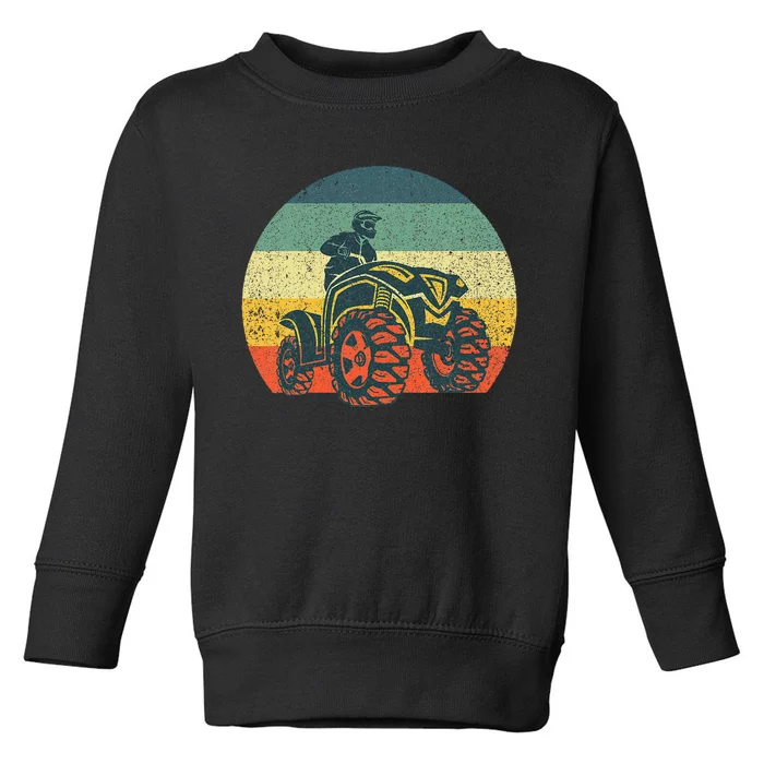 Best Atv Design 4 Wheeler Atv Quad Racing Toddler Sweatshirt