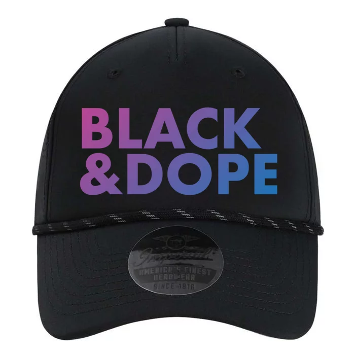 Black And Dope Great Gift Crafted For Black Culture Cool Gift Performance The Dyno Cap