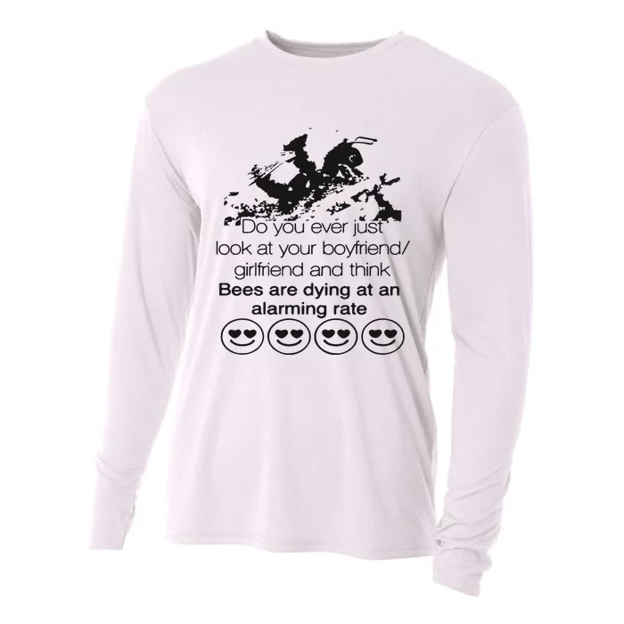 Bees Are Dying At An Alarming Rate Cooling Performance Long Sleeve Crew