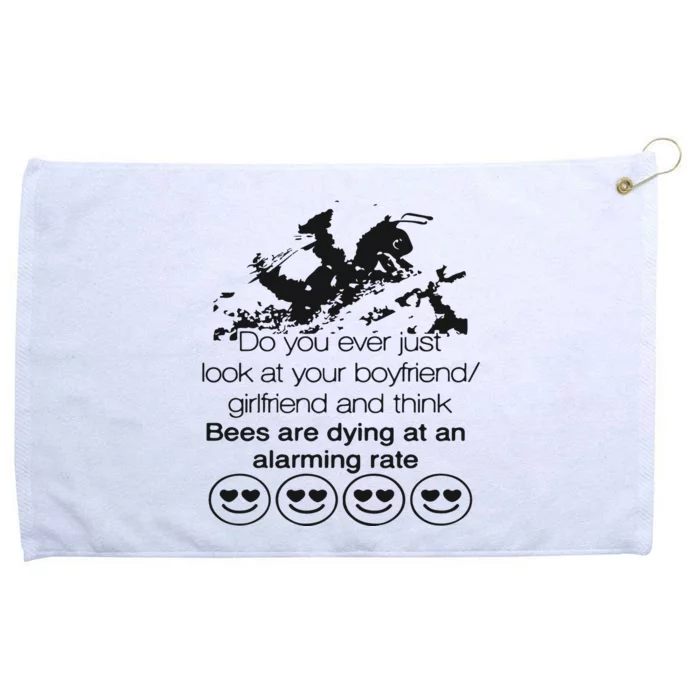 Bees Are Dying At An Alarming Rate Grommeted Golf Towel