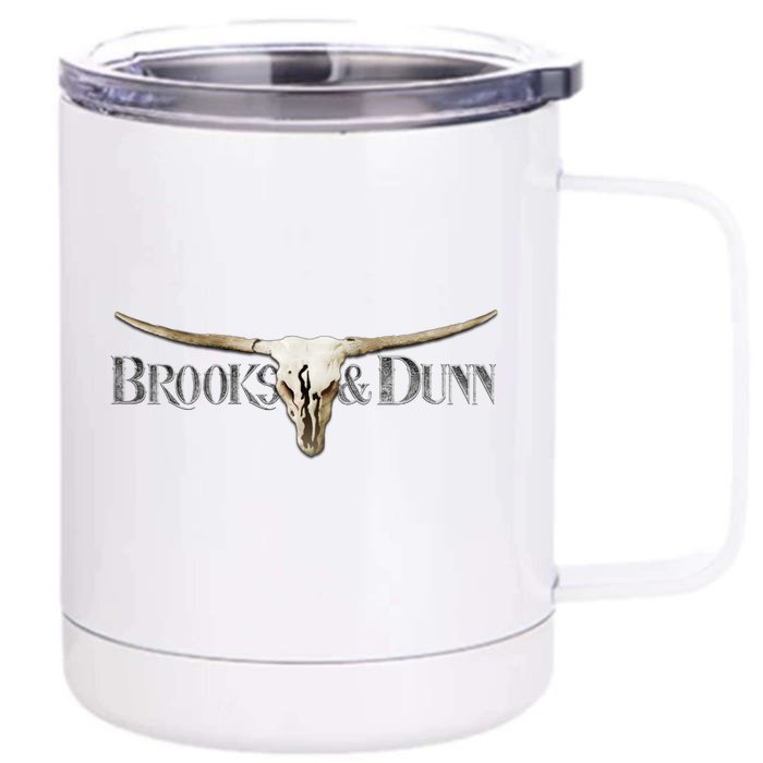 Brooks And Dunn Front & Back 12oz Stainless Steel Tumbler Cup