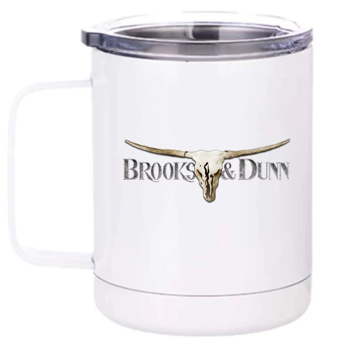 Brooks And Dunn Front & Back 12oz Stainless Steel Tumbler Cup