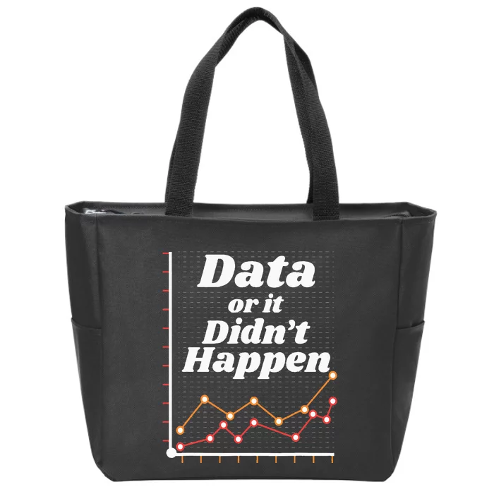 Behavior Analyst Data Or It Didnt Happen Zip Tote Bag