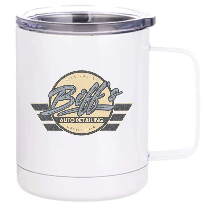 Biffs Auto Detailing Front & Back 12oz Stainless Steel Tumbler Cup