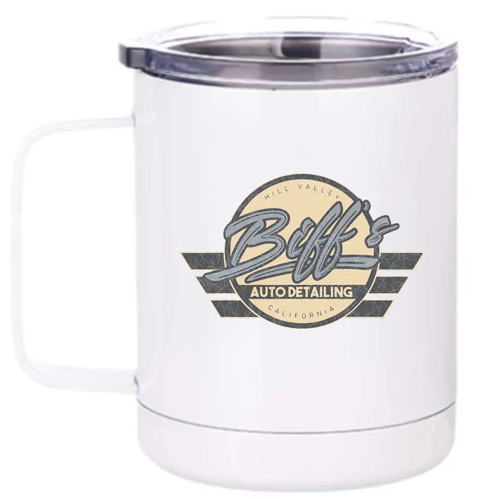 Biffs Auto Detailing Front & Back 12oz Stainless Steel Tumbler Cup