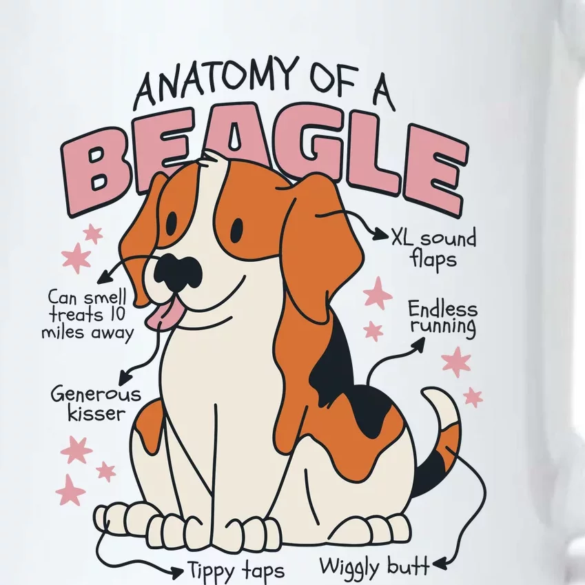 Beagle Anatomy Dog Black Color Changing Mug