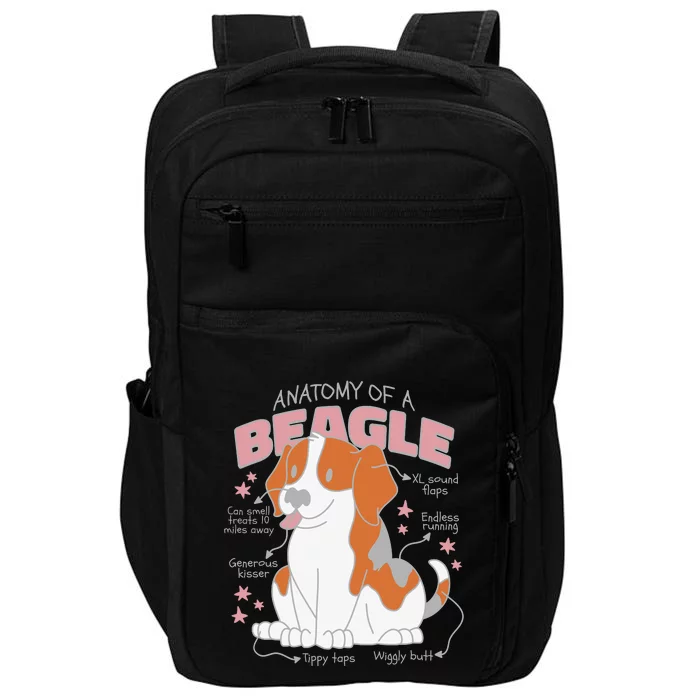 Beagle Anatomy Dog Impact Tech Backpack