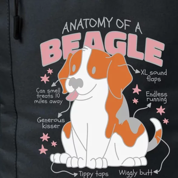 Beagle Anatomy Dog Daily Commute Backpack