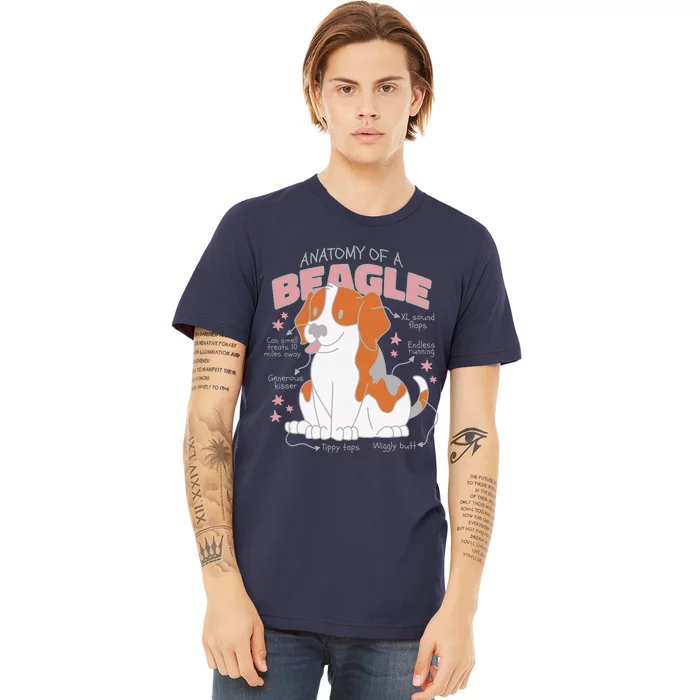 Beagle Anatomy Dog Premium T-Shirt