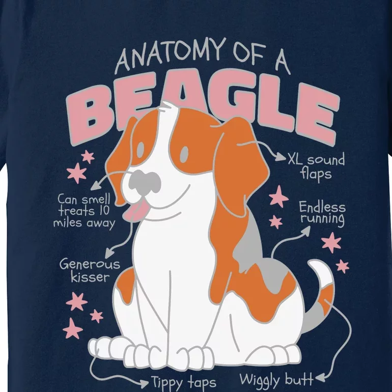 Beagle Anatomy Dog Premium T-Shirt