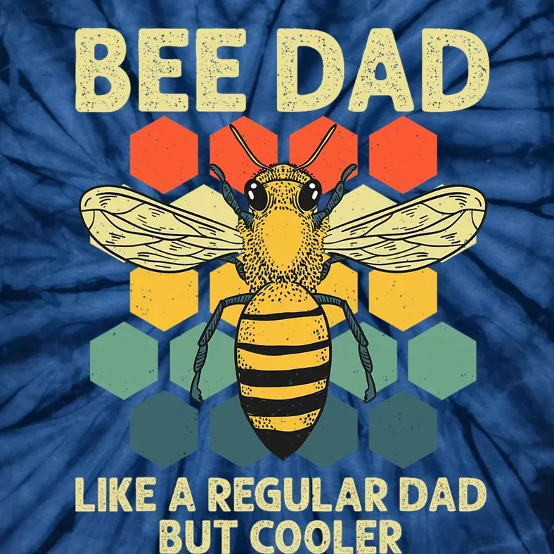 Bee Art Dad Honey Bee Keeper Bumblebee Beekeeper Tie-Dye T-Shirt