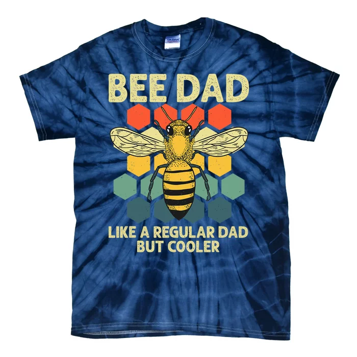 Bee Art Dad Honey Bee Keeper Bumblebee Beekeeper Tie-Dye T-Shirt