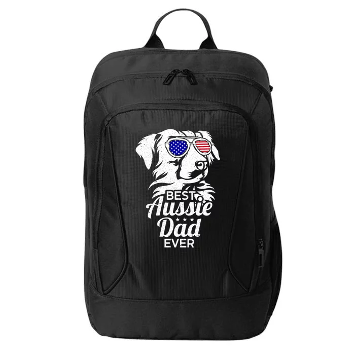 Best Aussie Dad Ever Australian Shepherd City Backpack