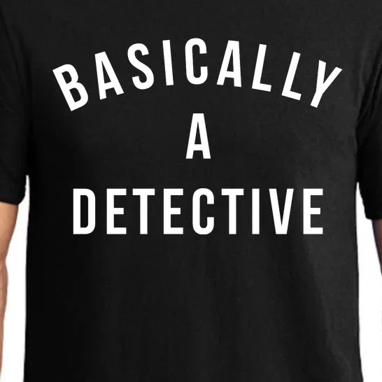 Basically A Detective Pajama Set