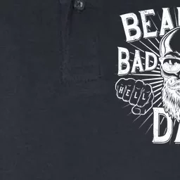 Badass Bearded Dad Softstyle Adult Sport Polo