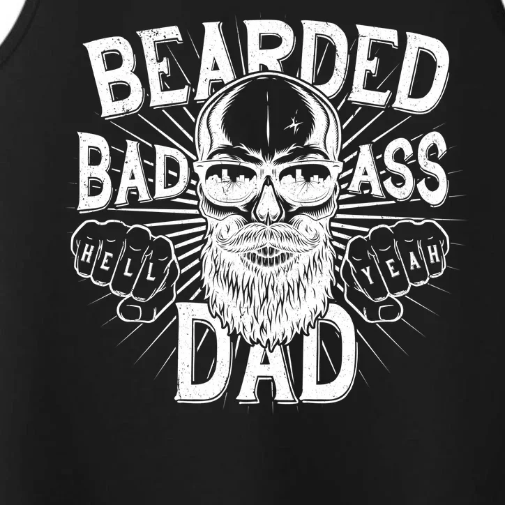 Badass Bearded Dad Performance Tank