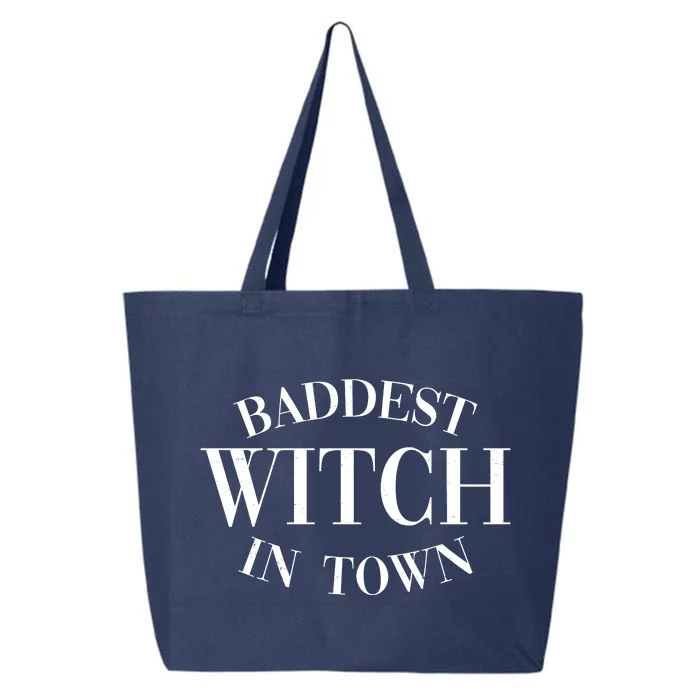 Baddest Witch In Town Funny Halloween 25L Jumbo Tote