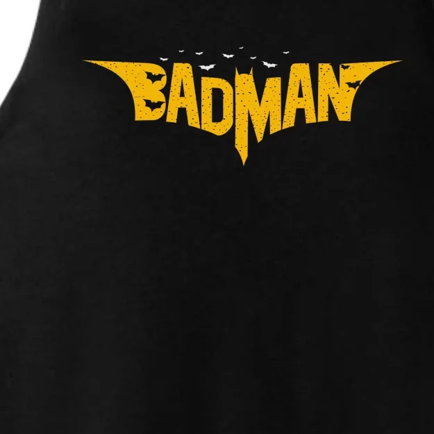 Badman Super Hero Ladies Tri-Blend Wicking Tank