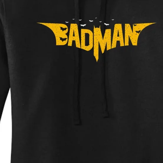 Badman Super Hero Women's Pullover Hoodie