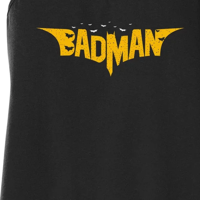 Badman Super Hero Women's Racerback Tank