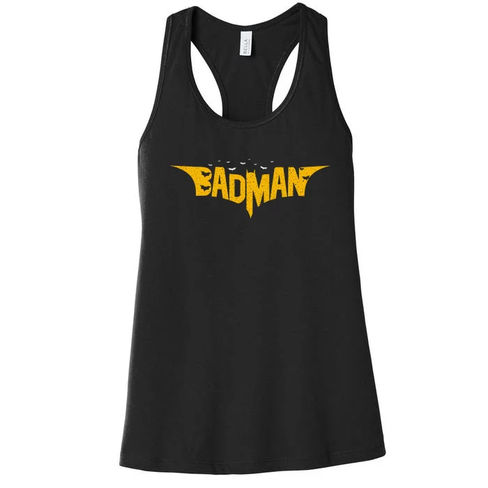 Badman Super Hero Women's Racerback Tank