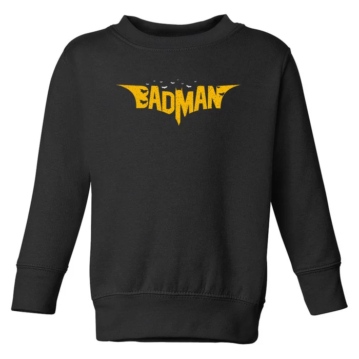 Badman Super Hero Toddler Sweatshirt