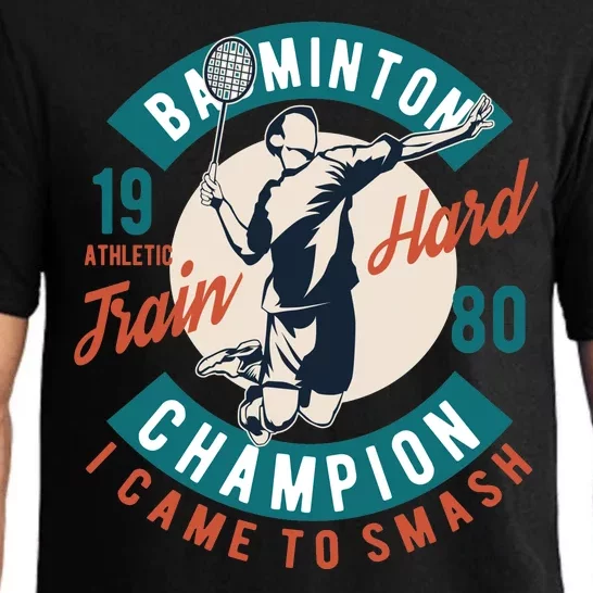 Badminton Champion Train Hard Pajama Set