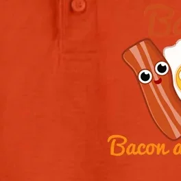 Bae Bacon And Eggs Funny Best Friends Dry Zone Grid Performance Polo