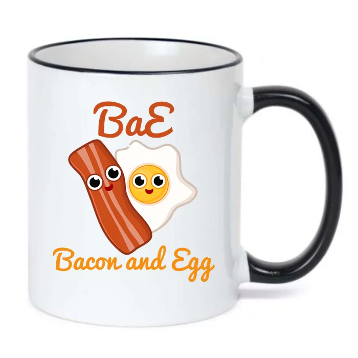 Bae Bacon And Eggs Funny Best Friends Black Color Changing Mug