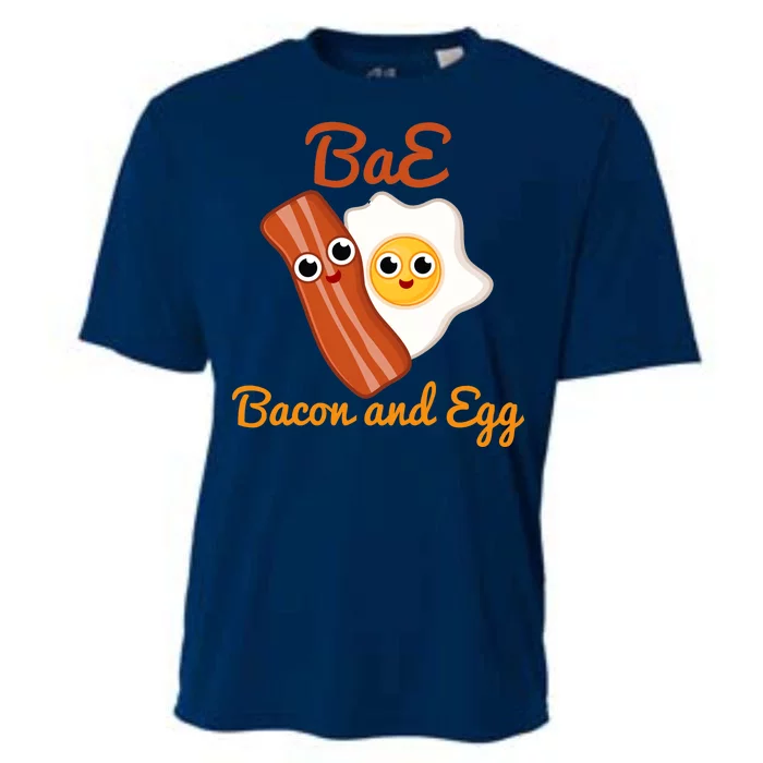 Bae Bacon And Eggs Funny Best Friends Cooling Performance Crew T-Shirt