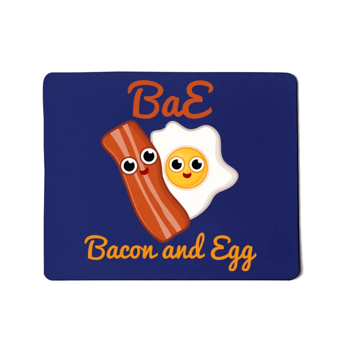 Bae Bacon And Eggs Funny Best Friends Mousepad