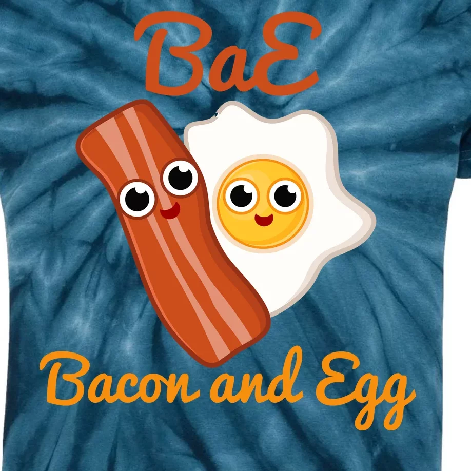 Bae Bacon And Eggs Funny Best Friends Kids Tie-Dye T-Shirt