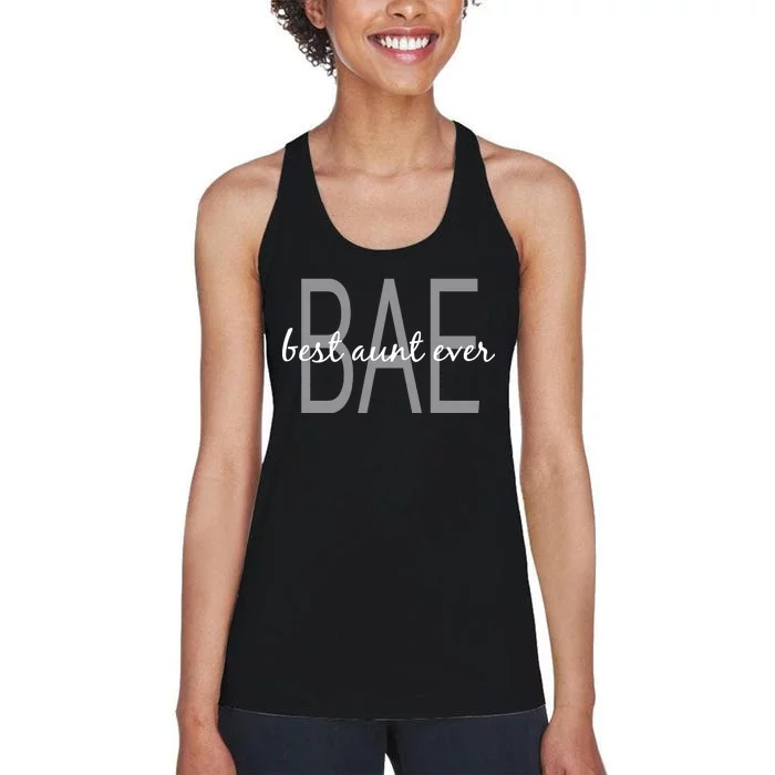 BAE Best Aunt Ever Women's Racerback Tank