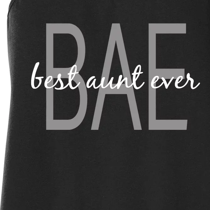 BAE Best Aunt Ever Women's Racerback Tank