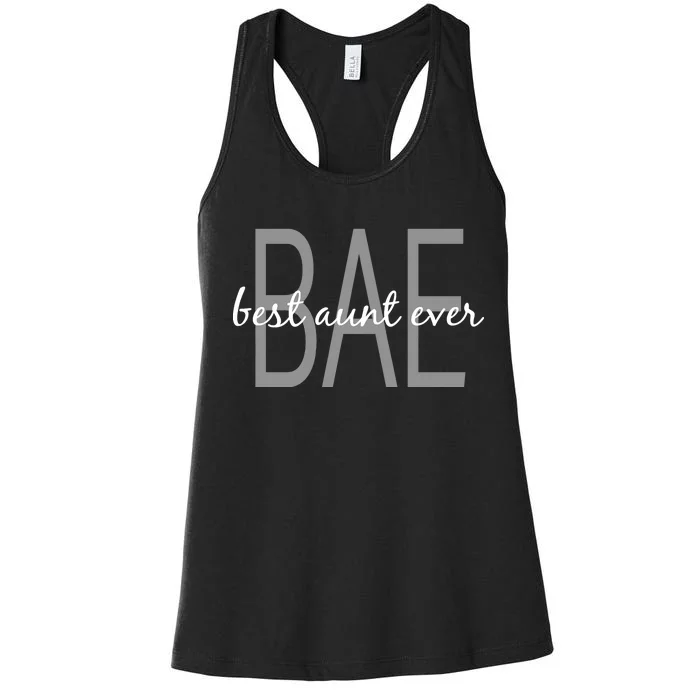 BAE Best Aunt Ever Women's Racerback Tank