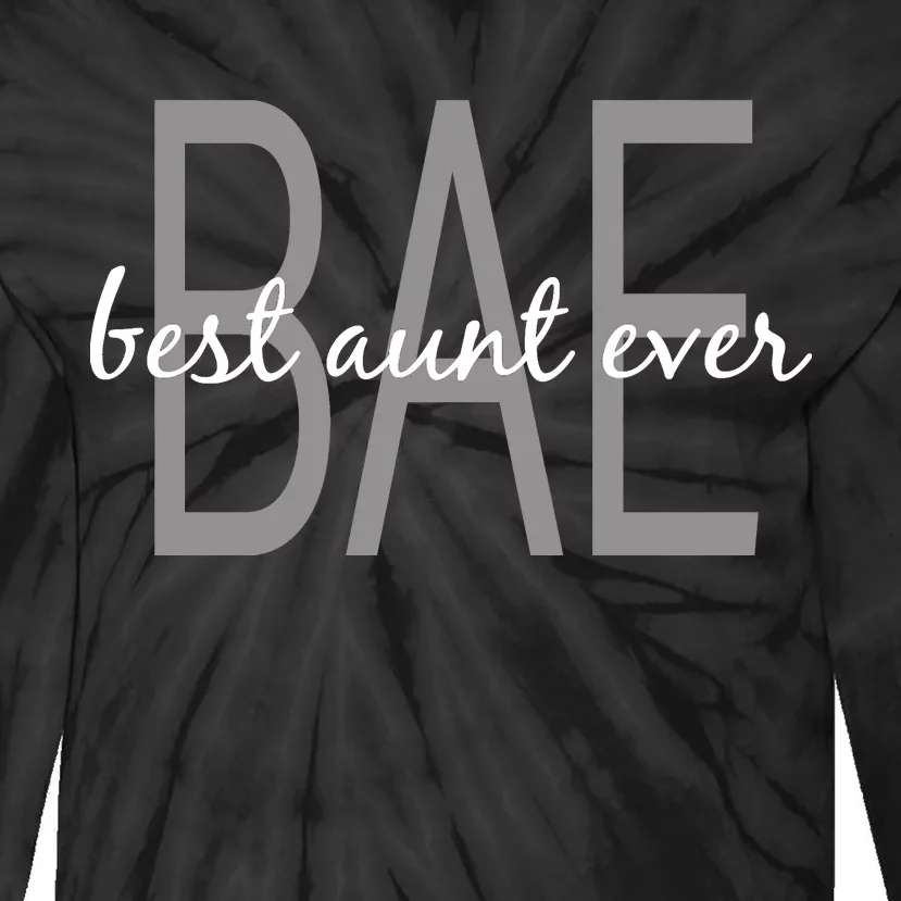 BAE Best Aunt Ever Tie-Dye Long Sleeve Shirt