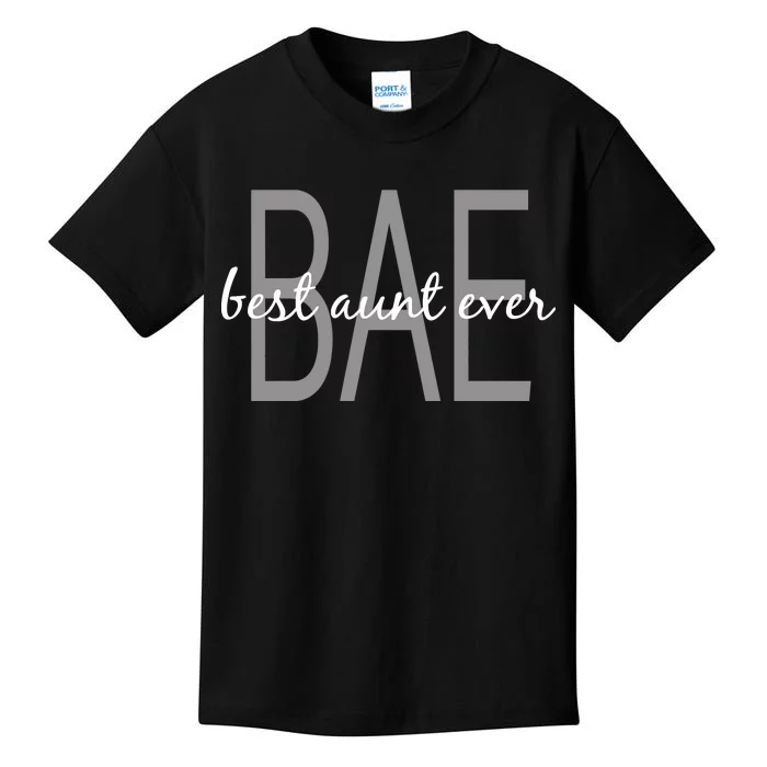 BAE Best Aunt Ever Kids T-Shirt