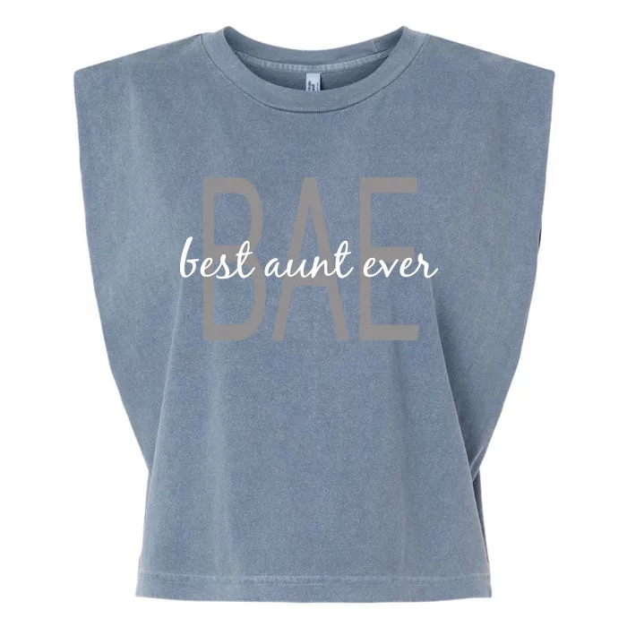 BAE Best Aunt Ever Garment-Dyed Women's Muscle Tee