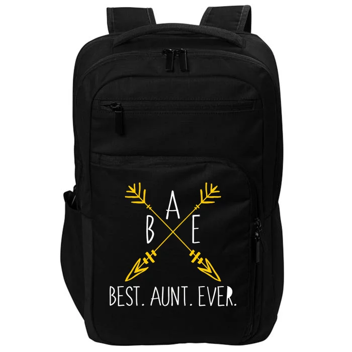 BAE Best Aunt Ever Arrows Logo Impact Tech Backpack