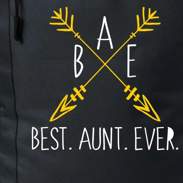 BAE Best Aunt Ever Arrows Logo Daily Commute Backpack