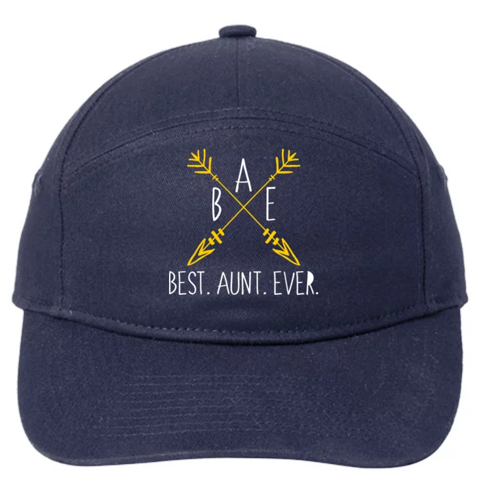 BAE Best Aunt Ever Arrows Logo 7-Panel Snapback Hat