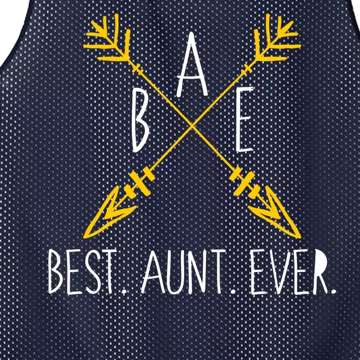 BAE Best Aunt Ever Arrows Logo Mesh Reversible Basketball Jersey Tank