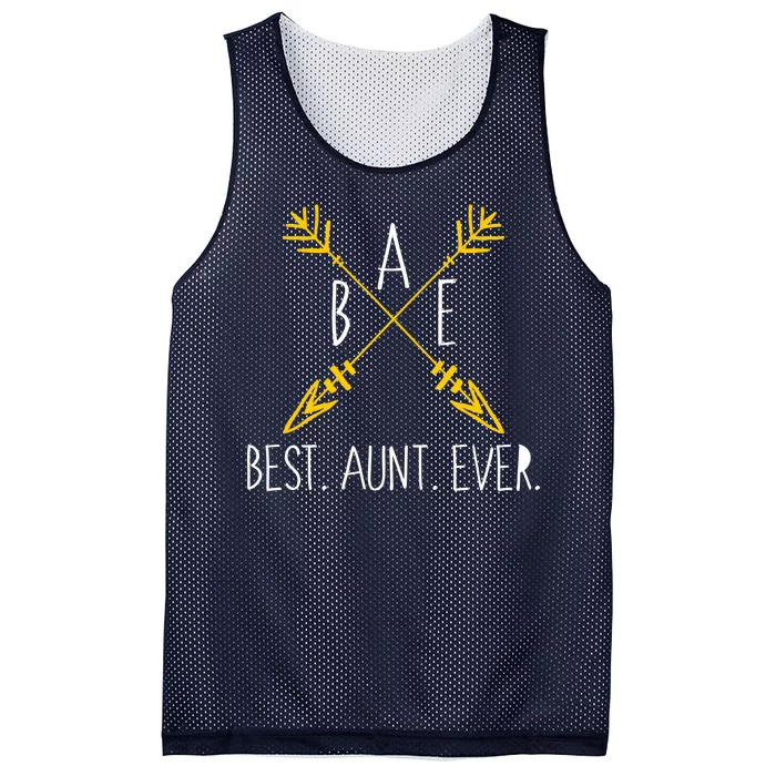 BAE Best Aunt Ever Arrows Logo Mesh Reversible Basketball Jersey Tank