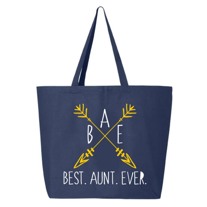 BAE Best Aunt Ever Arrows Logo 25L Jumbo Tote