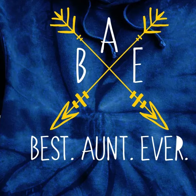 BAE Best Aunt Ever Arrows Logo Tie Dye Hoodie