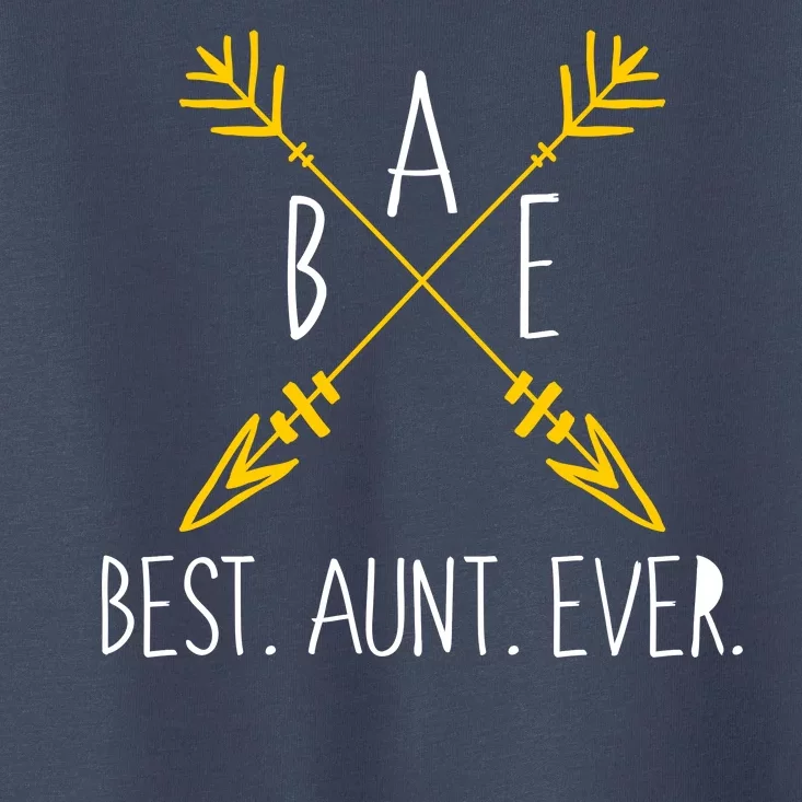 BAE Best Aunt Ever Arrows Logo Toddler T-Shirt