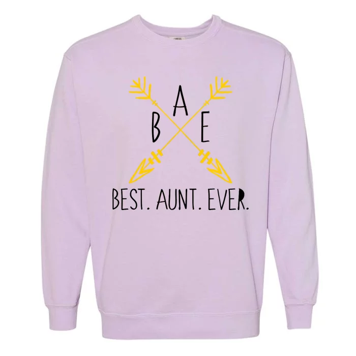 BAE Best Aunt Ever Arrows Logo Garment-Dyed Sweatshirt