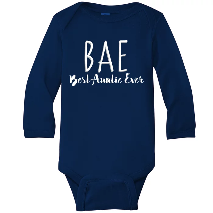 BAE Best Auntie Ever Baby Long Sleeve Bodysuit